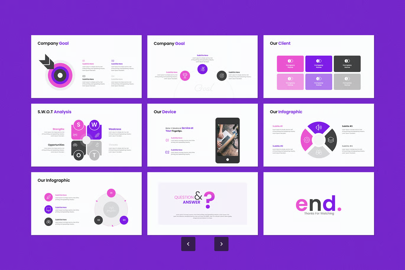 高端商务PPT模板企业战略规划可编辑简约大气工作总结汇报Business Strategy Presentation Template-演示喵HUB