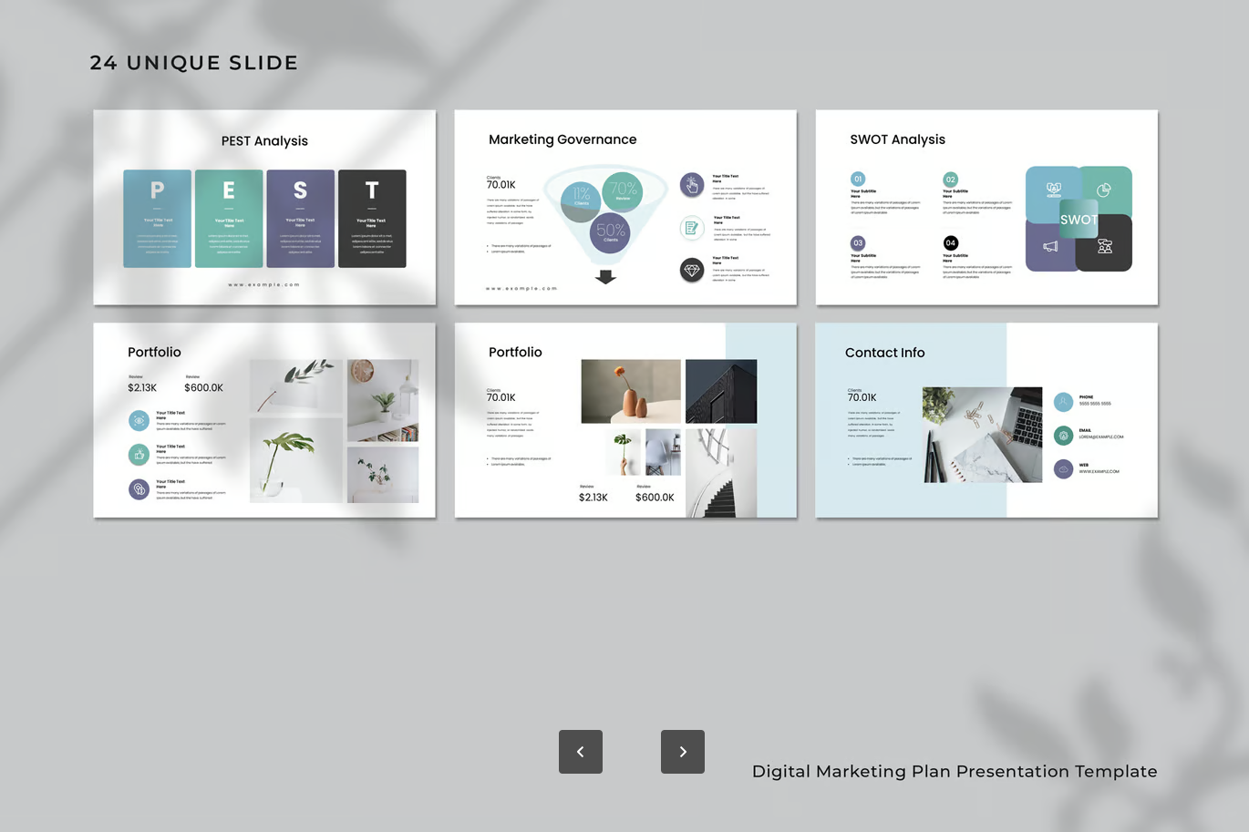 2025高级感数字营销PPT模板Keynote可编辑一键套用商业计划Digital Marketing Plan Keynote Template-演示喵HUB