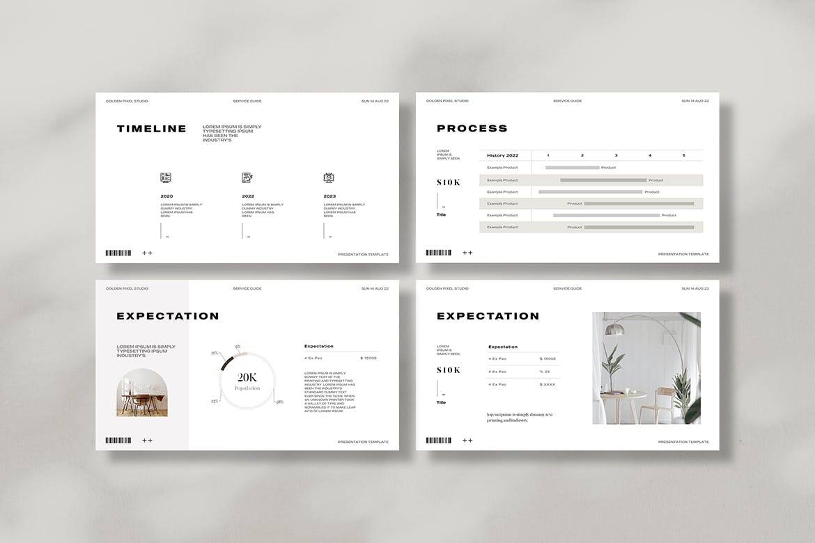 K0443 极简时尚品牌介绍推广提案课件作品集公司介绍ppt演示模板 Pricing Strategy Powerpoint Template-演示喵HUB