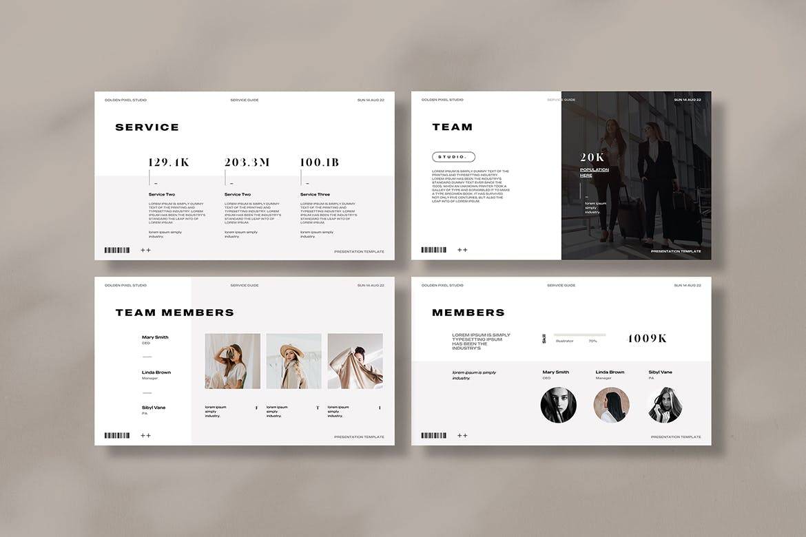 K0443 极简时尚品牌介绍推广提案课件作品集公司介绍ppt演示模板 Pricing Strategy Powerpoint Template-演示喵HUB
