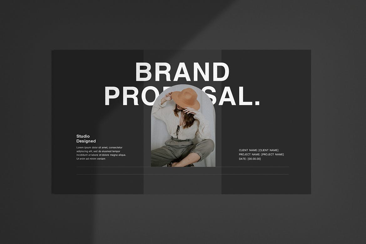 K0453 莫兰迪色系优雅时尚轻奢女性项目品牌介绍Keynote模板 Brand Proposal Keynote Template-演示喵HUB