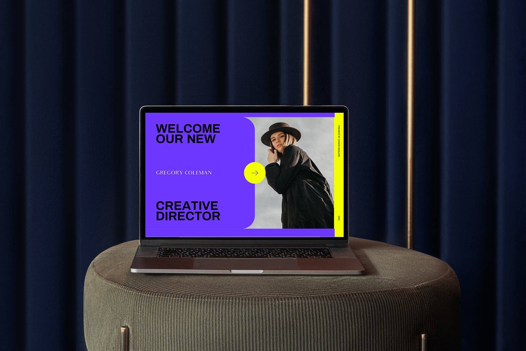 K0464 时尚主题人物团队介绍PPT+Keynote模版 BLOOM - Keynote Media Kit-演示喵HUB