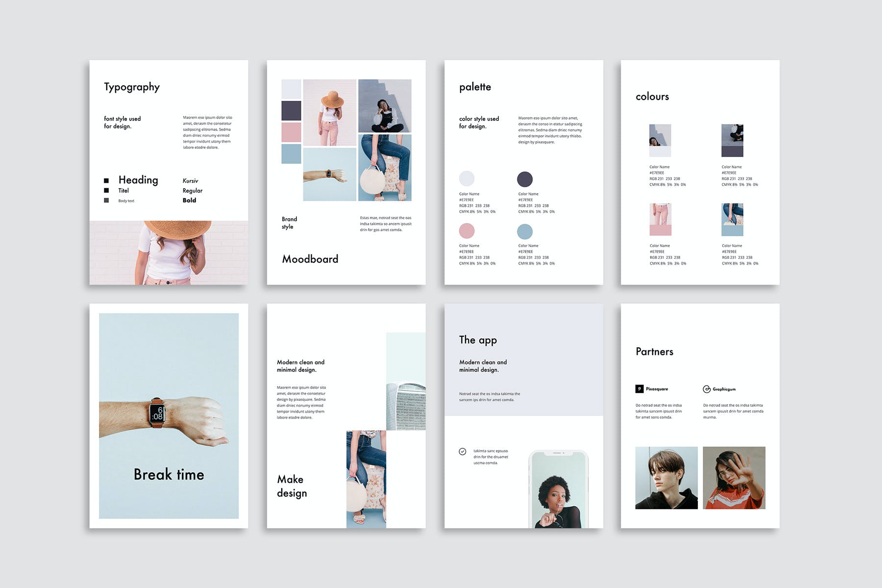 K0467 竖版简洁个人简历作品集产品目录商业手册Keynote模板 FORM - Keynote Vertical Template Presentation-演示喵HUB