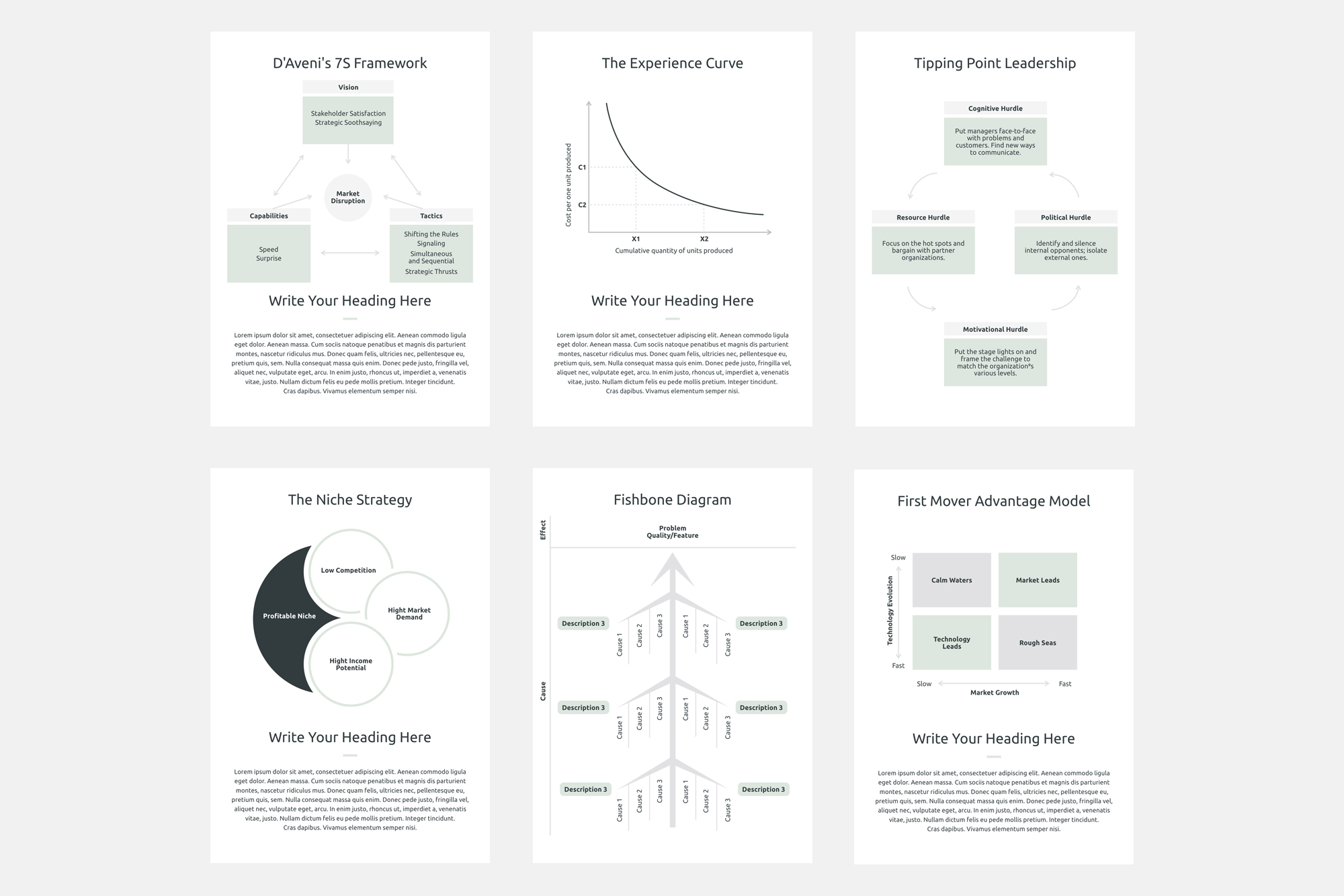 K0471 竖版商业数据报表市场调查行业分析Keynote模板 Vertical Business Strategy Two Keynote Template-演示喵HUB