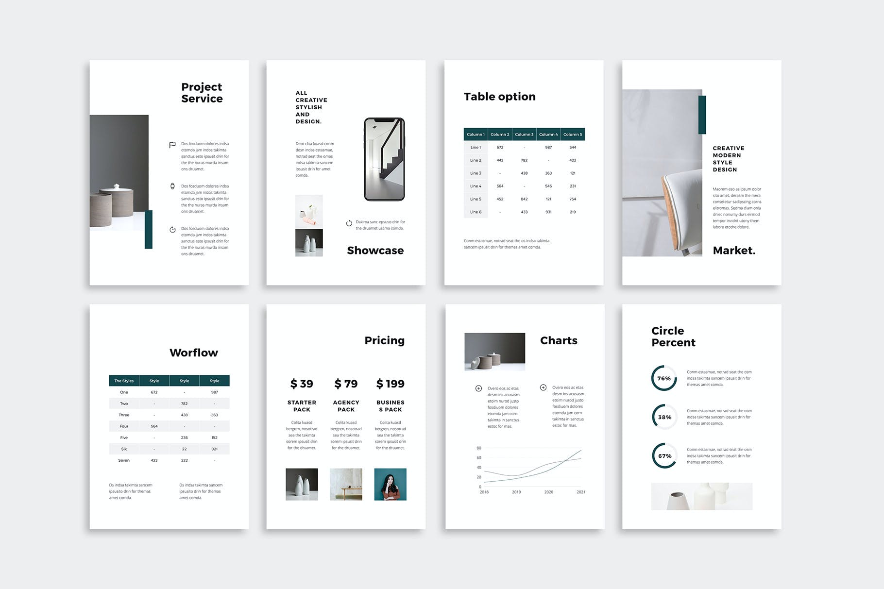 K0473 竖版现代书籍画册作品集展示Keynote模板 NOYA - Vertical Keynote Template-演示喵HUB