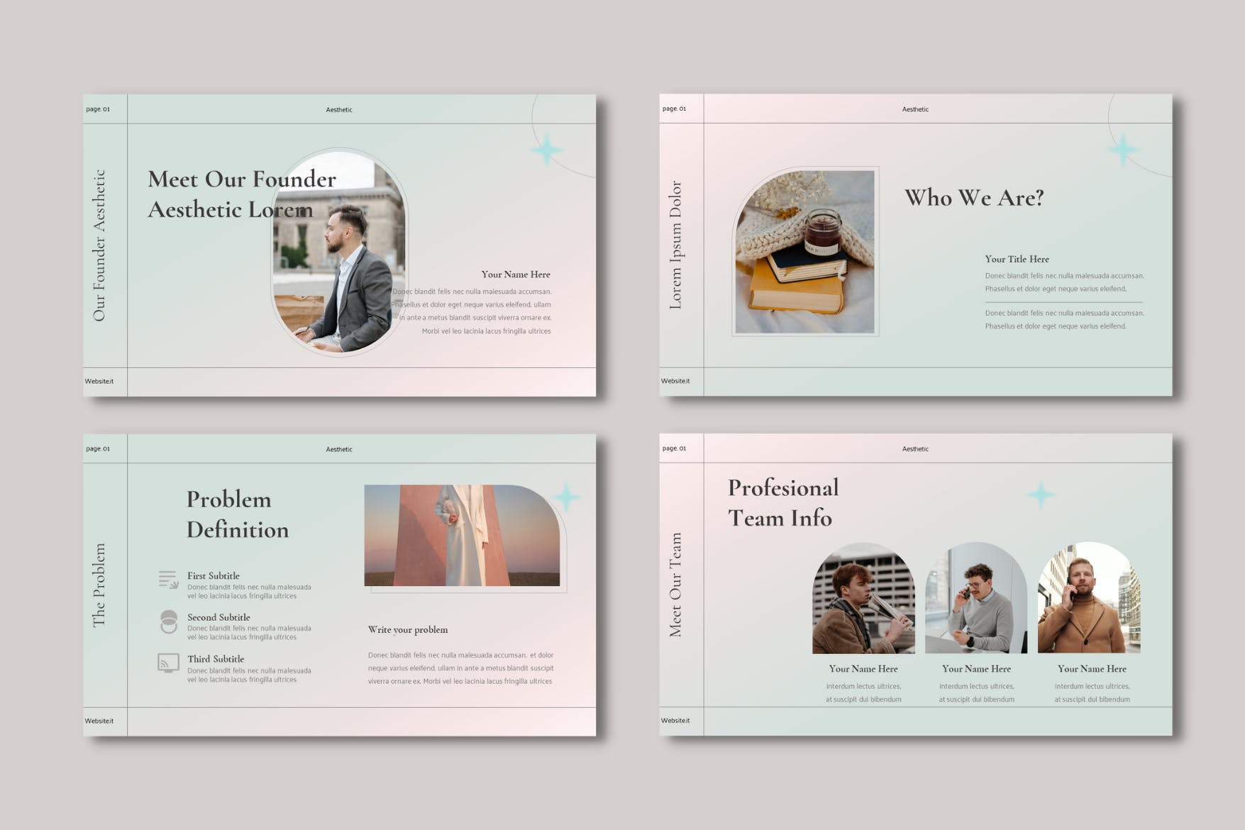 K0479 优雅微渐变美学主题商业计划书Keynote模版 Aesthetic Keynote Business Plan Presentation-演示喵HUB