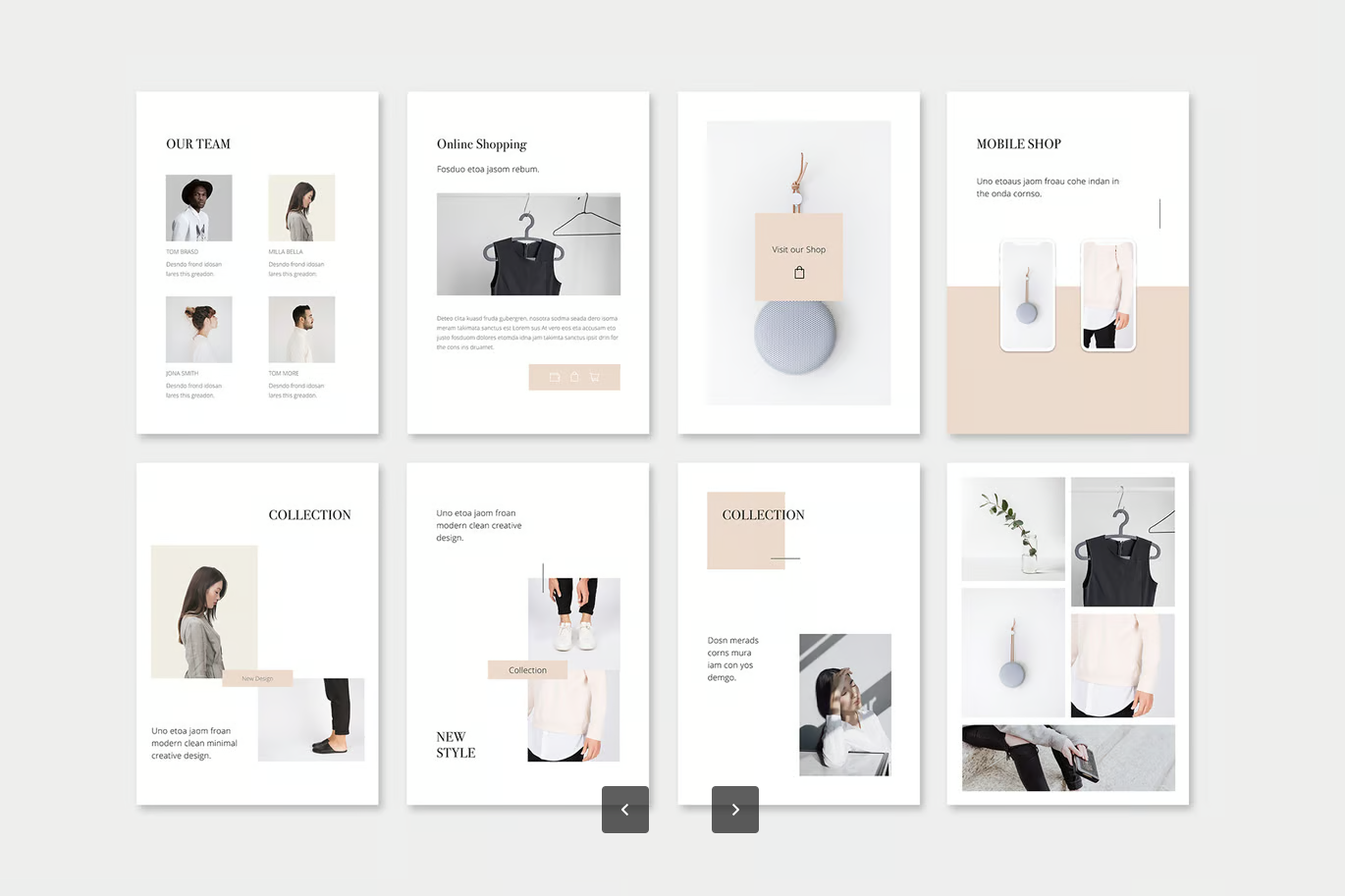 Keynote竖版PPT模板商务风简约大气A4USLetter双尺寸演讲专用MAON - Vertical Keynote A4 + US Letter Template-演示喵HUB