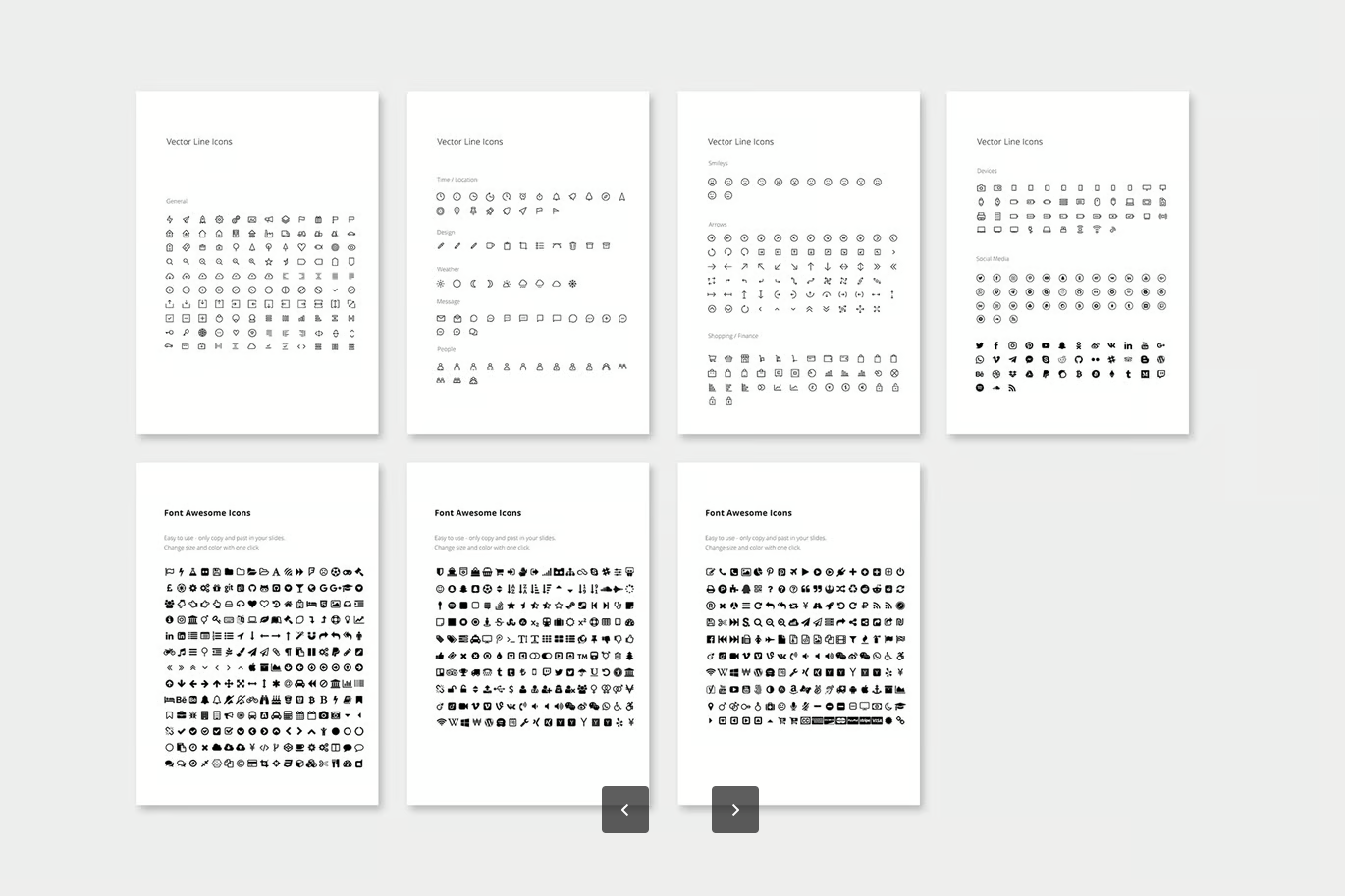 Keynote竖版PPT模板商务风简约大气A4USLetter双尺寸演讲专用MAON - Vertical Keynote A4 + US Letter Template-演示喵HUB