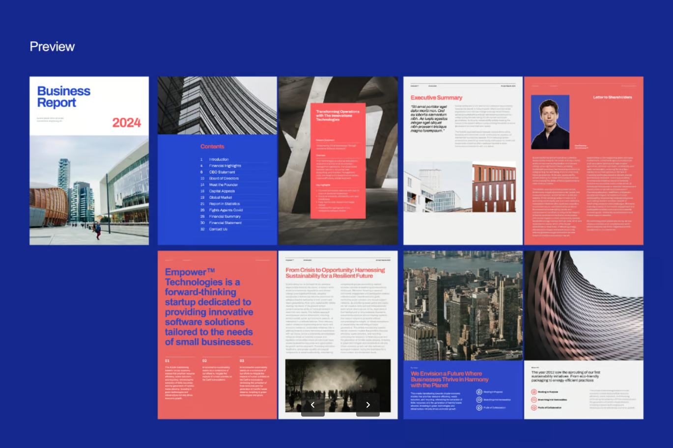 【商务风PPT模板】A4竖版高端可编辑工作报告年终总结KeynoteEmpower Vertical A4 Business Report Keynote-演示喵HUB