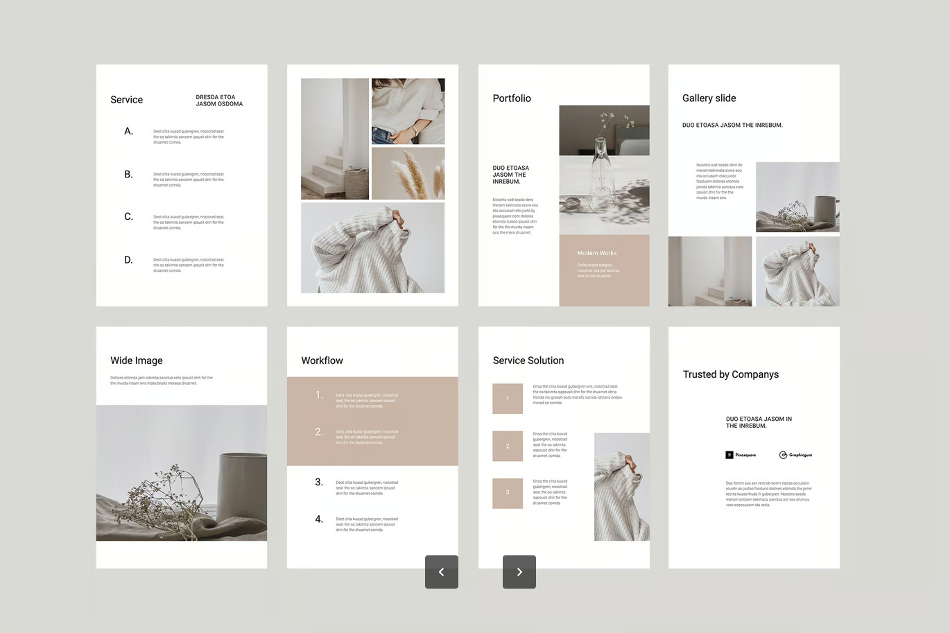 2024新款A4竖版Keynote模板商务风简约大气高端设计COSA - A4 Vertical Keynote Template-演示喵HUB