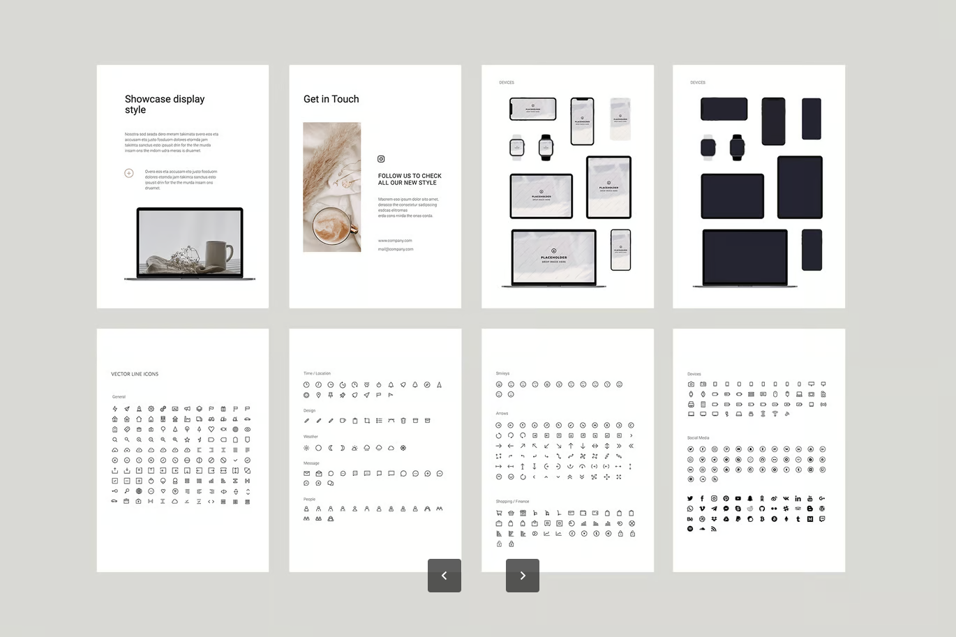 2024新款A4竖版Keynote模板商务风简约大气高端设计COSA - A4 Vertical Keynote Template-演示喵HUB