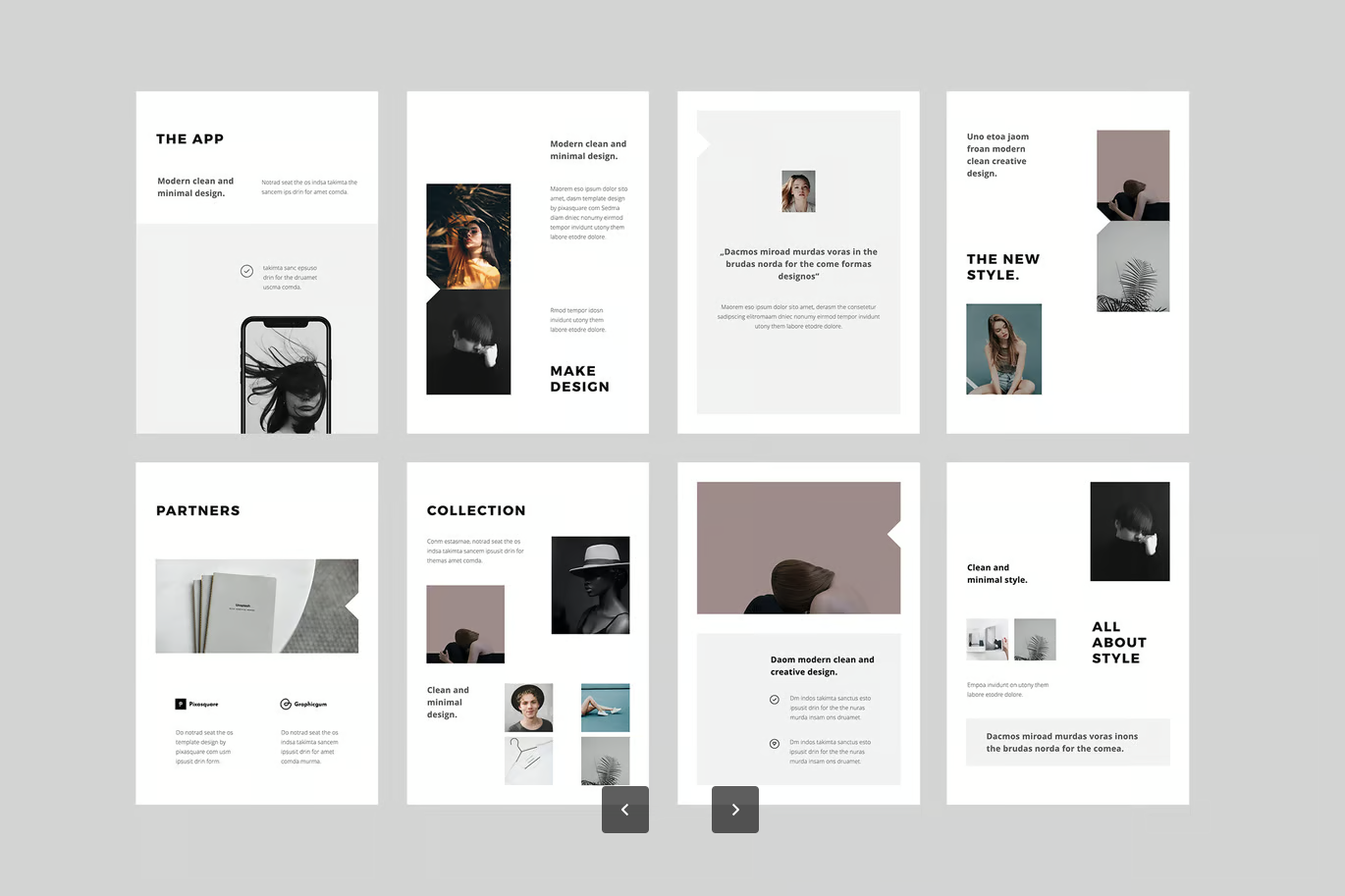 A4竖版Keynote模板高端商务风可编辑全矢量30页毕业答辩PPT素材BOSH - A4 Vertical Keynote Template-演示喵HUB