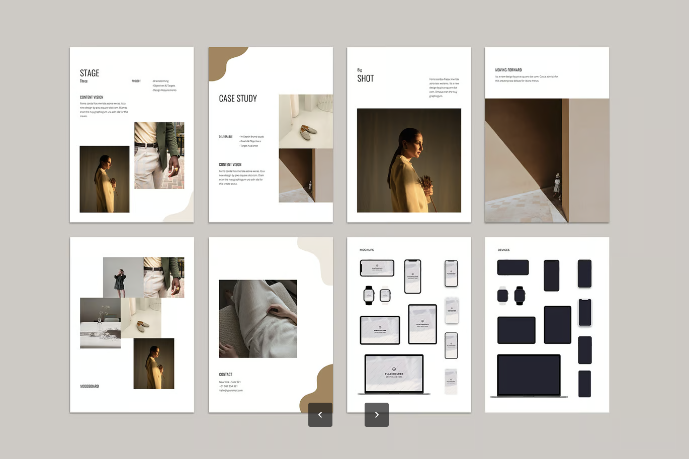 商务风A4竖版Keynote媒体模板 高端可编辑PPT设计2024新款UNIA - A4 Vertical Keynote Media Kit Template-演示喵HUB