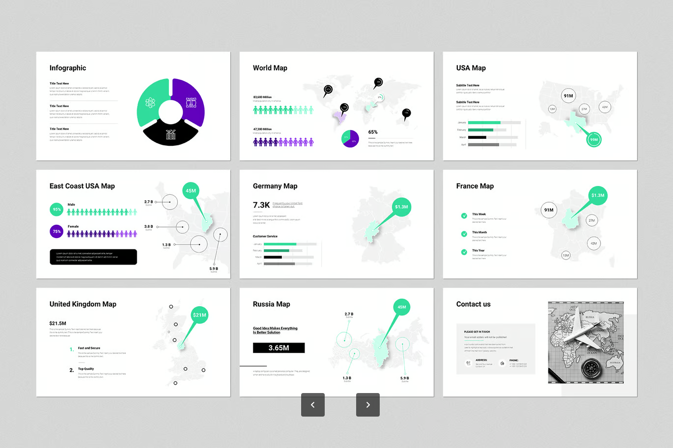 高端商业计划书PPT模板Google Slides可编辑极简风创业路演Business Plan Google Slides Presentation Template-演示喵HUB