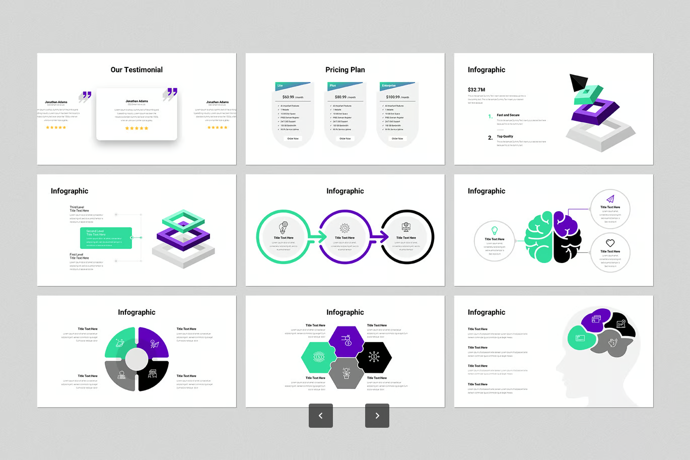 高端商业计划书PPT模板Google Slides可编辑极简风创业路演Business Plan Google Slides Presentation Template-演示喵HUB