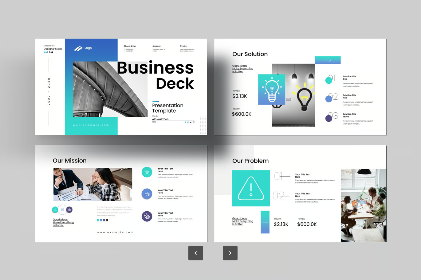 商务蓝色PPT模板可编辑高级感工作汇报企业演示年终总结Business Deck Blue Presentation Template-演示喵HUB