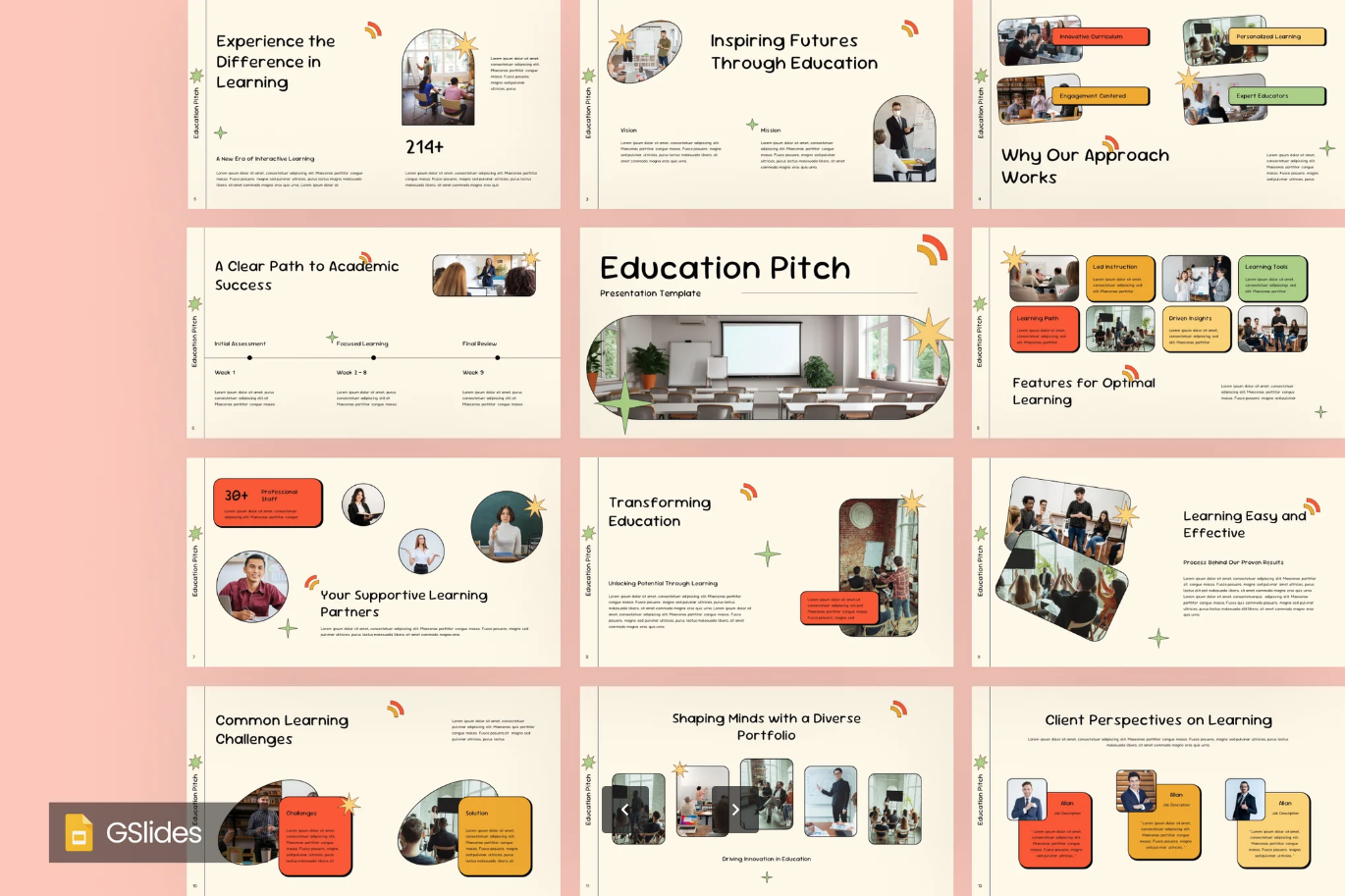 教育学术风PPT模板教师课件毕业答辩简约大气可编辑Education Pitch-演示喵HUB