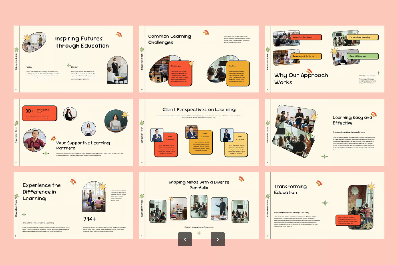 教育学术风PPT模板教师课件毕业答辩简约大气可编辑Education Pitch-演示喵HUB