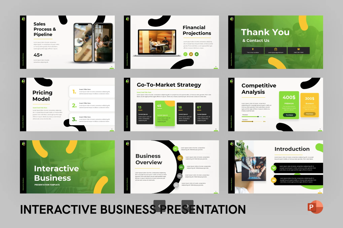 2024高端商务PPT动态模板企业汇报可编辑创意设计InteractiveBusinessInteractive Business-演示喵HUB