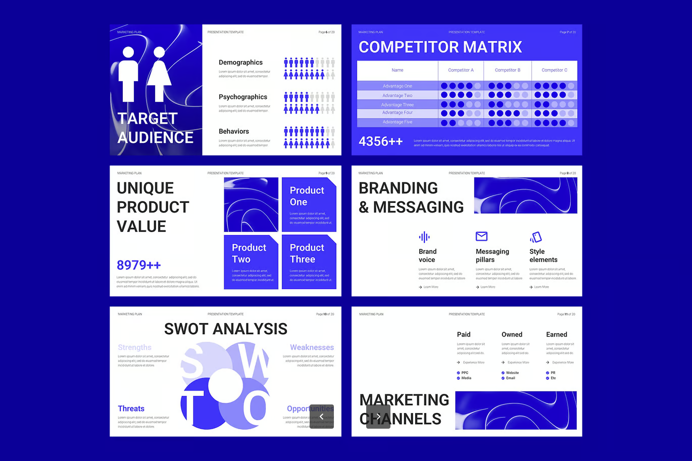 可编辑高端商务Marketing Plan动态PPT模板ins风毕业答辩年终总结Marketing Plan-演示喵HUB
