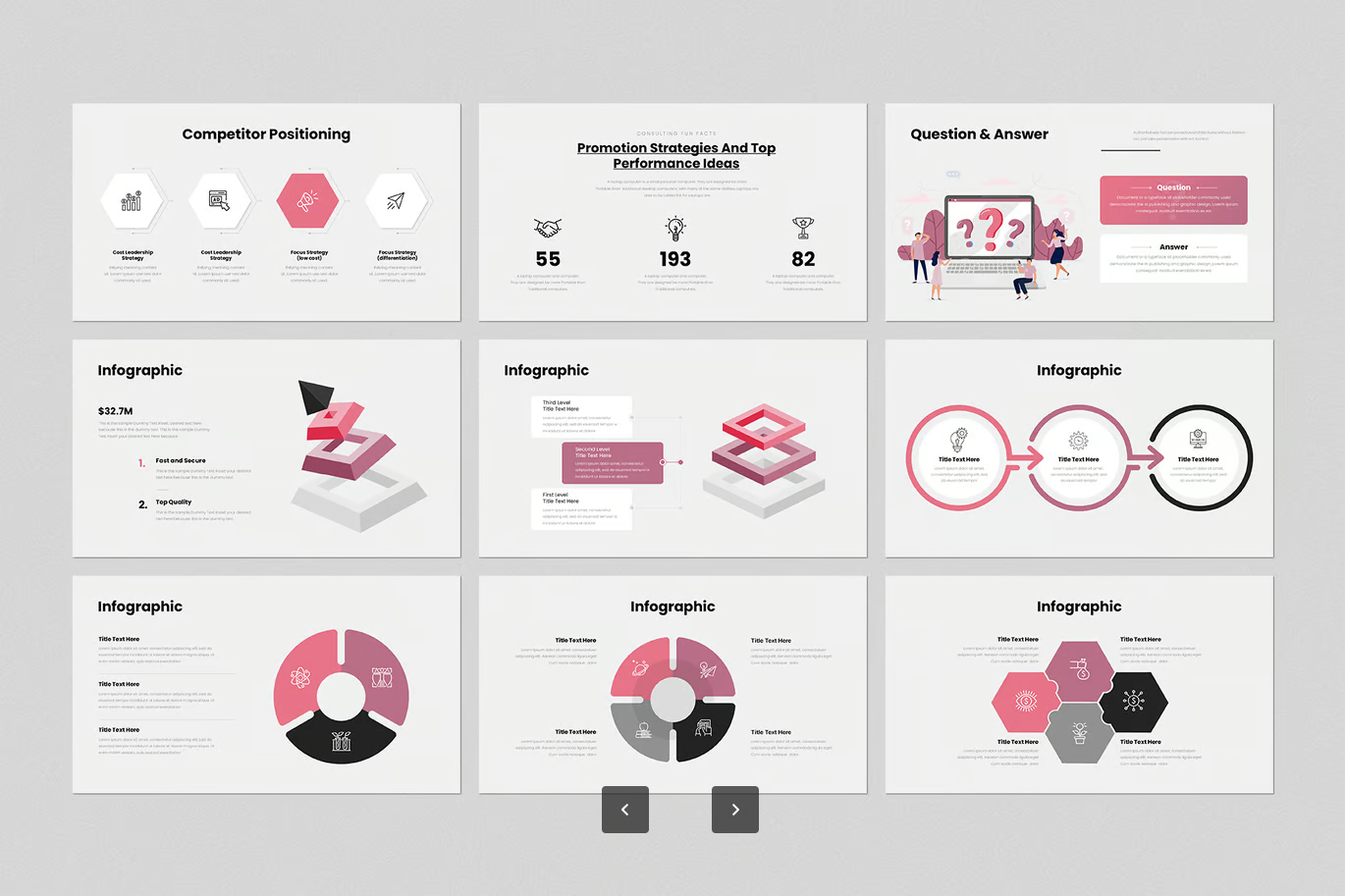 DotPoint商务PPT模板高端可编辑企业汇报工作总结动态演示素材DotPoint Business PowerPoint Presentation Template-演示喵HUB