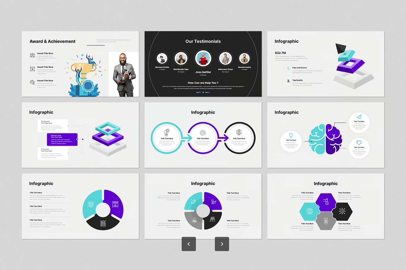 2025高级感商务PPT模板可编辑Google Slides企业汇报Business Google Slides Presentation Template-演示喵HUB