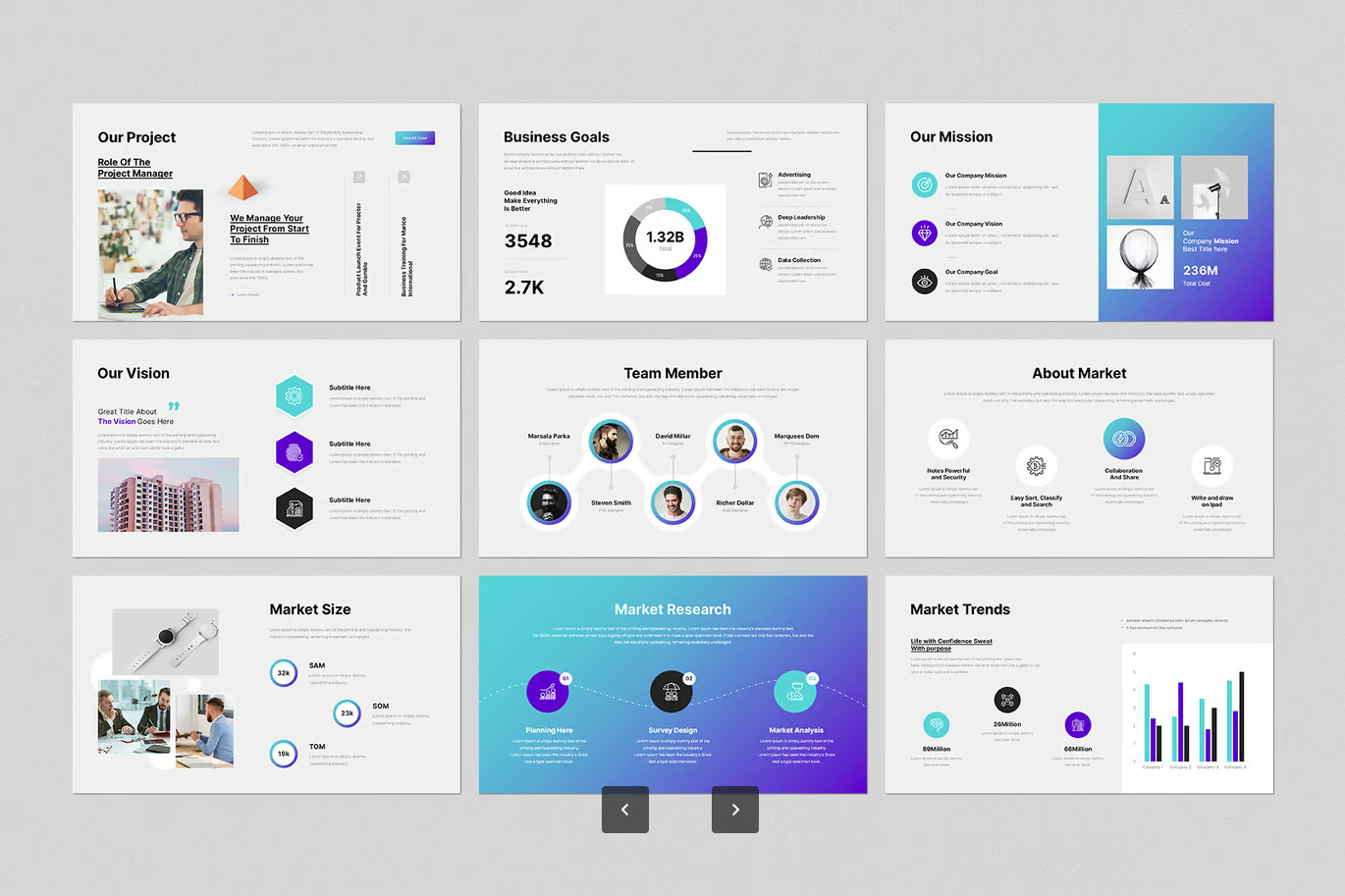 2025高级感商务PPT模板可编辑Google Slides企业汇报Business Google Slides Presentation Template-演示喵HUB