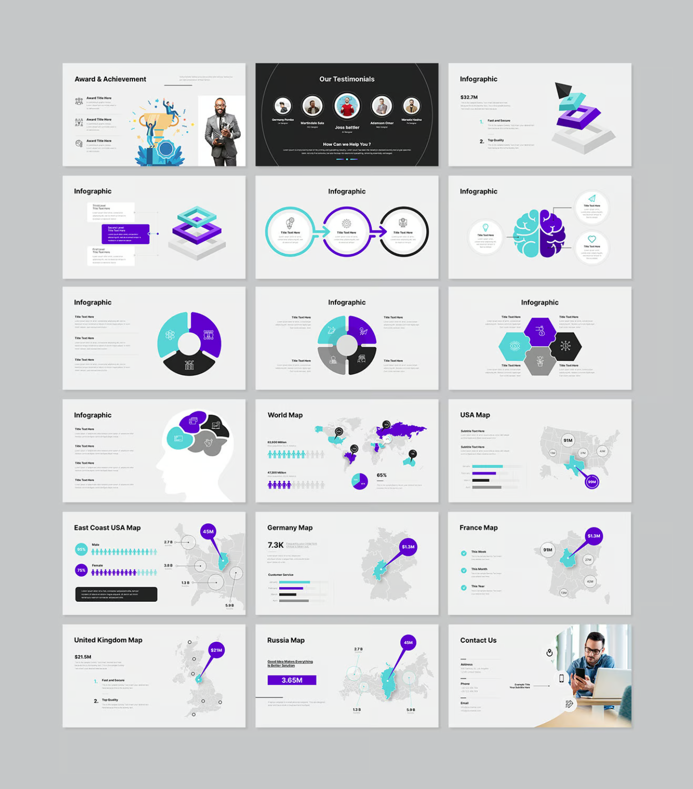 2025高级感商务PPT模板可编辑Google Slides企业汇报Business Google Slides Presentation Template-演示喵HUB