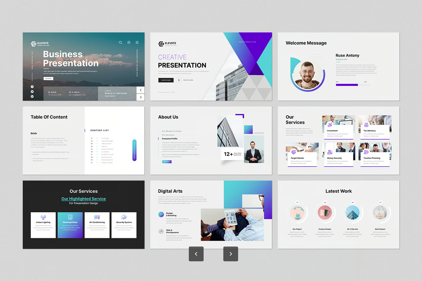 2025高级感商务PPT模板可编辑Google Slides企业汇报Business Google Slides Presentation Template-演示喵HUB