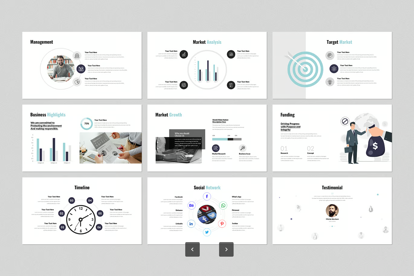 高端品牌策划Keynote模板 商务战略PPT可编辑 极简风动态设计Brand Strategy Keynote Presentation Template-演示喵HUB