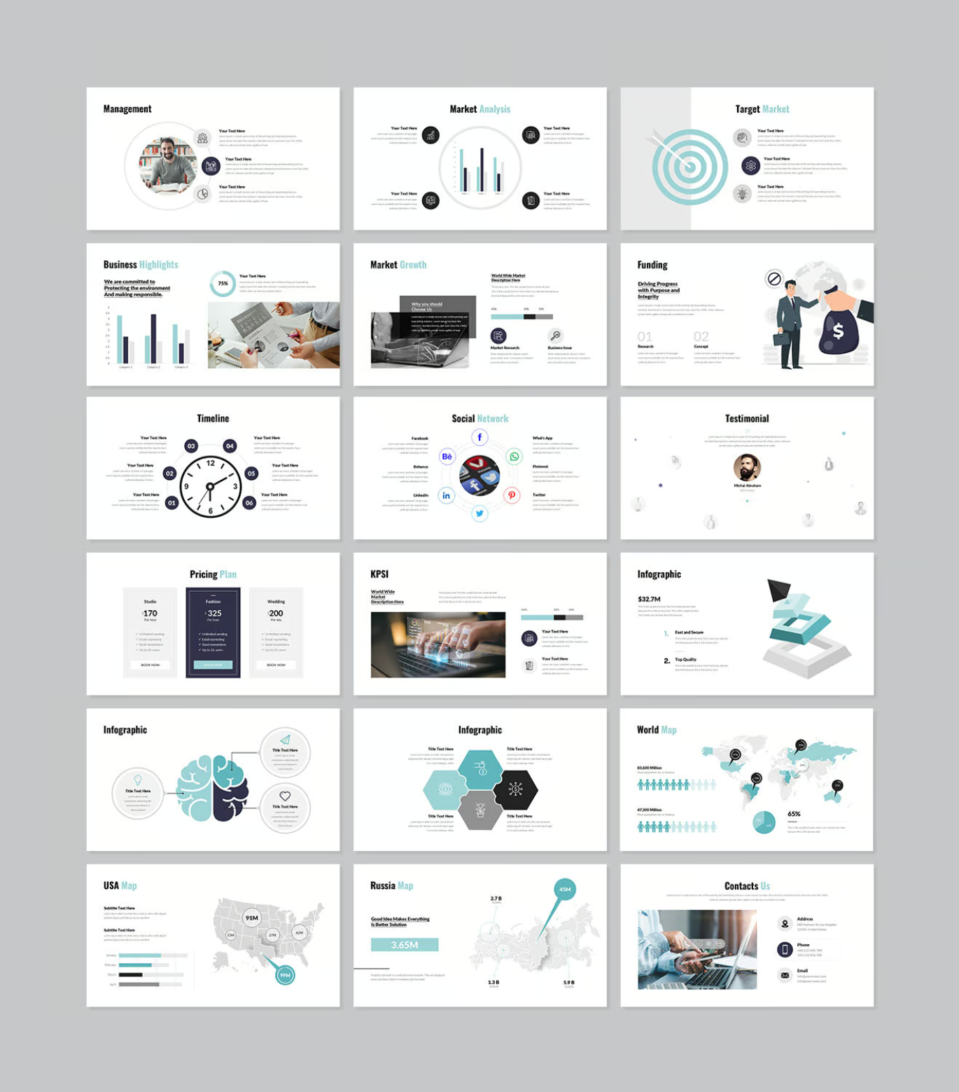 高端品牌策划Keynote模板 商务战略PPT可编辑 极简风动态设计Brand Strategy Keynote Presentation Template-演示喵HUB