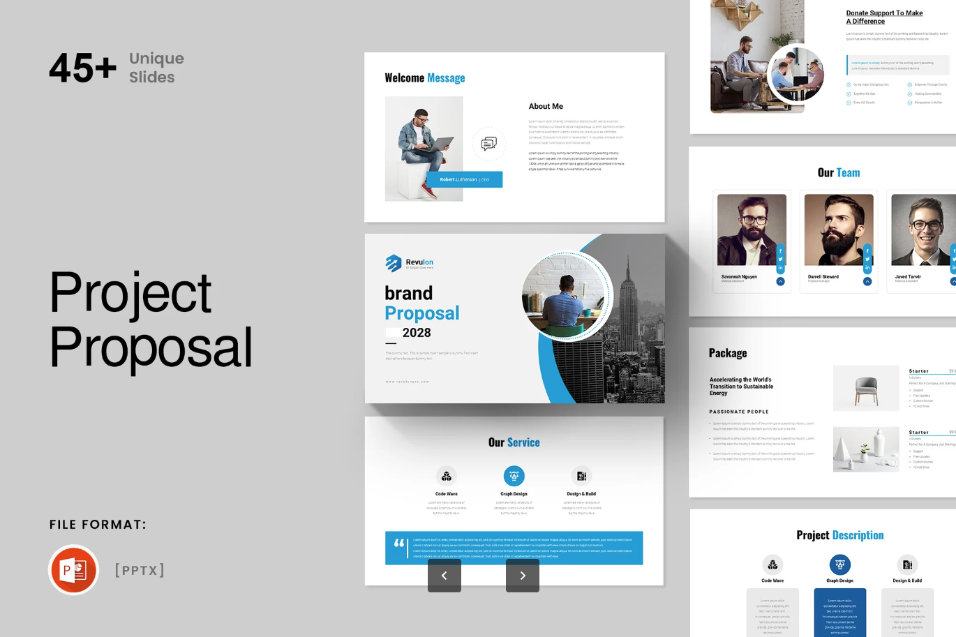 2025高端商务PPT模板 Project提案动态可编辑 简约大气工作汇报Project Proposal PowerPoint Presentation Template-演示喵HUB