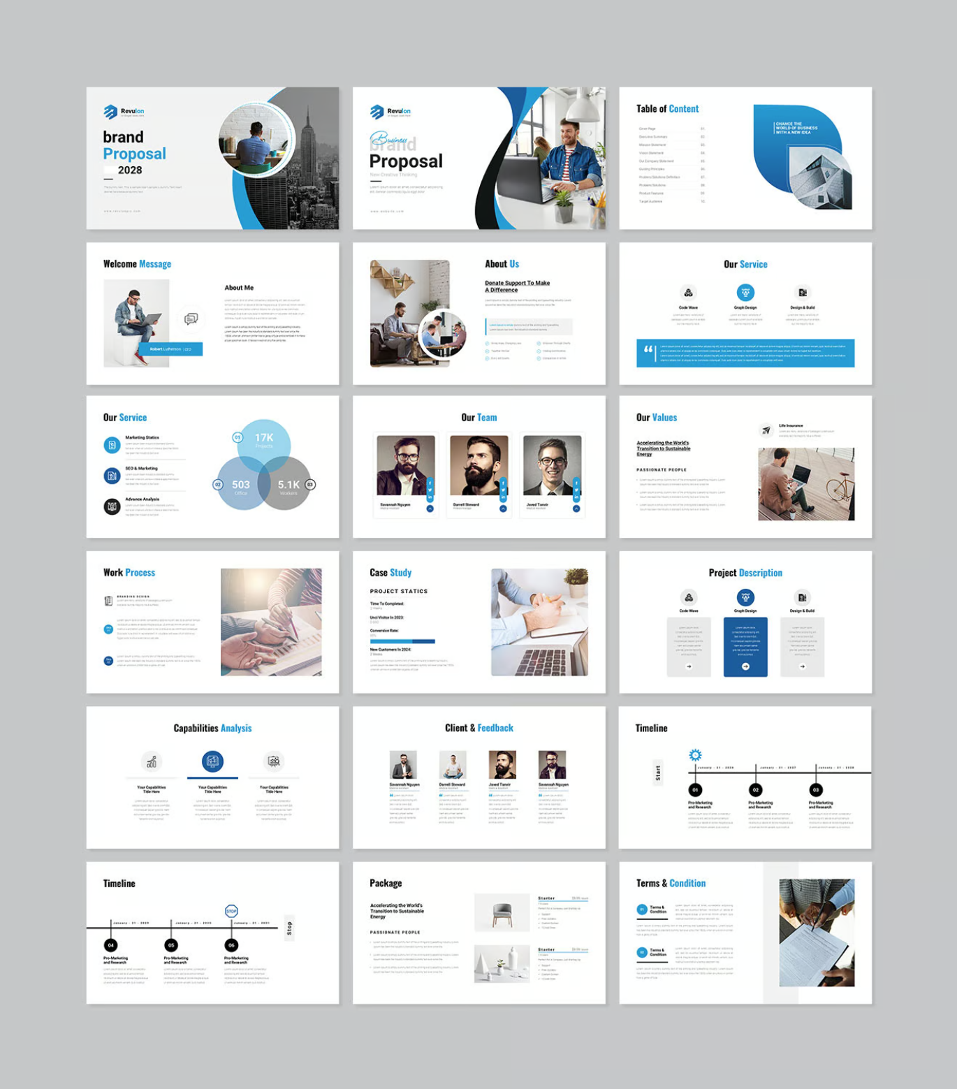 2025高端商务PPT模板 Project提案动态可编辑 简约大气工作汇报Project Proposal PowerPoint Presentation Template-演示喵HUB