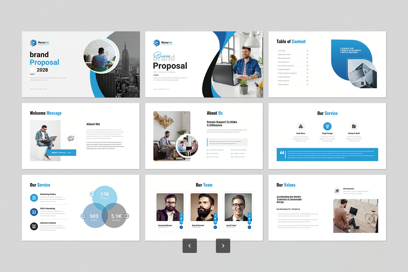 2025高端商务PPT模板 Project提案动态可编辑 简约大气工作汇报Project Proposal PowerPoint Presentation Template-演示喵HUB