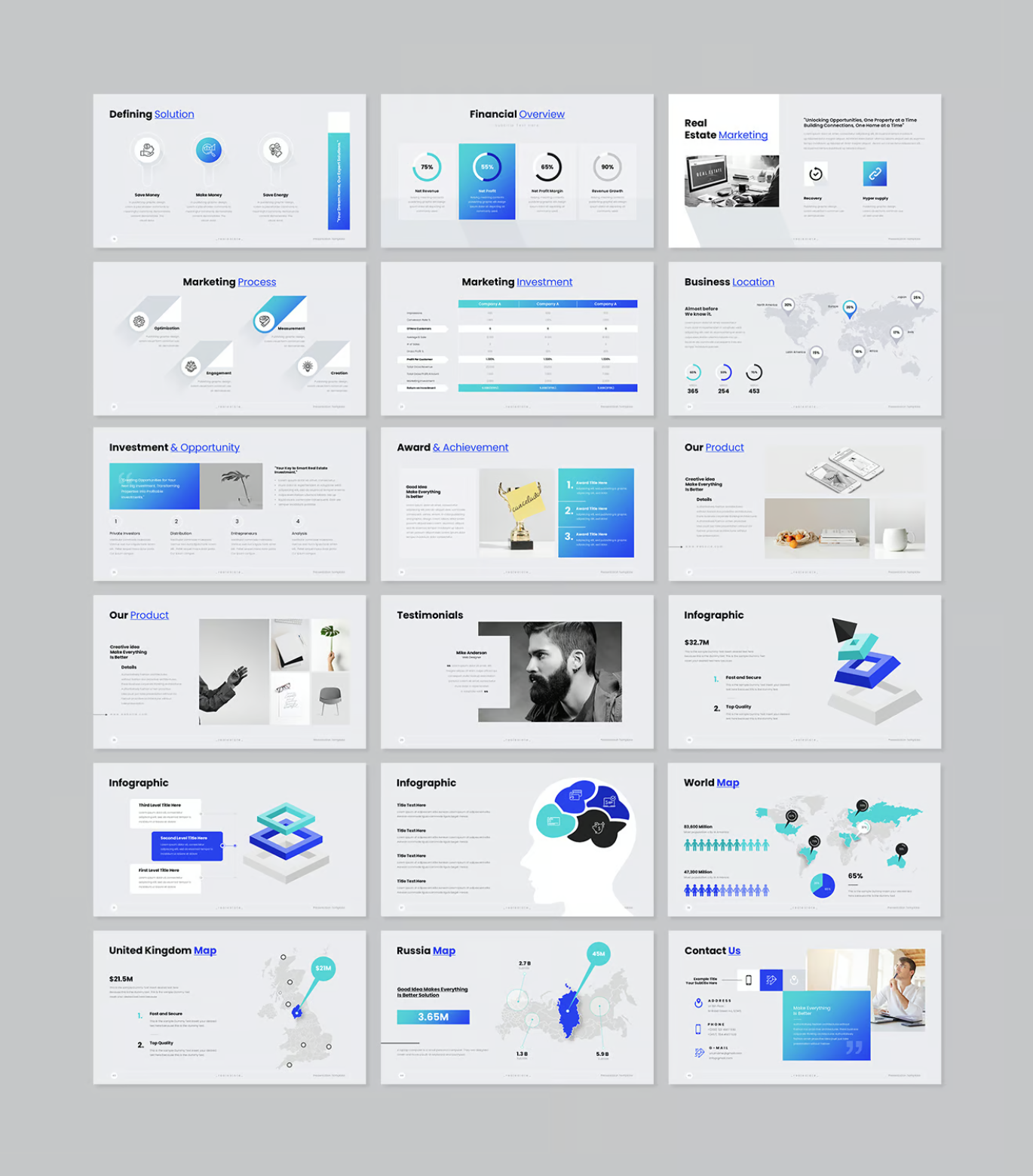 高端房地产商务风PPT模板Google幻灯片2024可编辑Real-Estate Google Slides Presentation Template-演示喵HUB