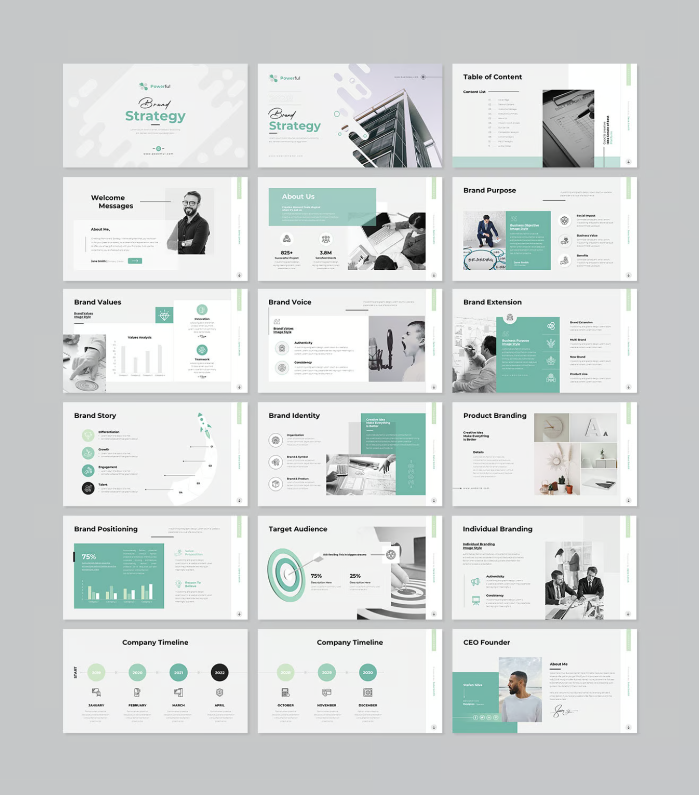 2025高端品牌策划PPT模板Keynote可编辑商务风创意设计方案Brand Strategy Keynote Presentation Template-演示喵HUB