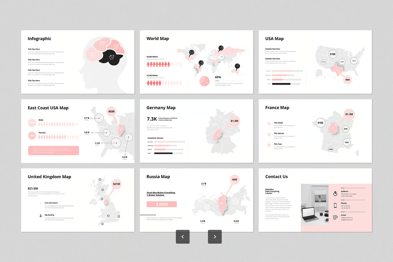 创业风PPT模板商务高端可编辑Google Slides演示文稿2025最新款Start-Up Google Slides Presentation Template-演示喵HUB
