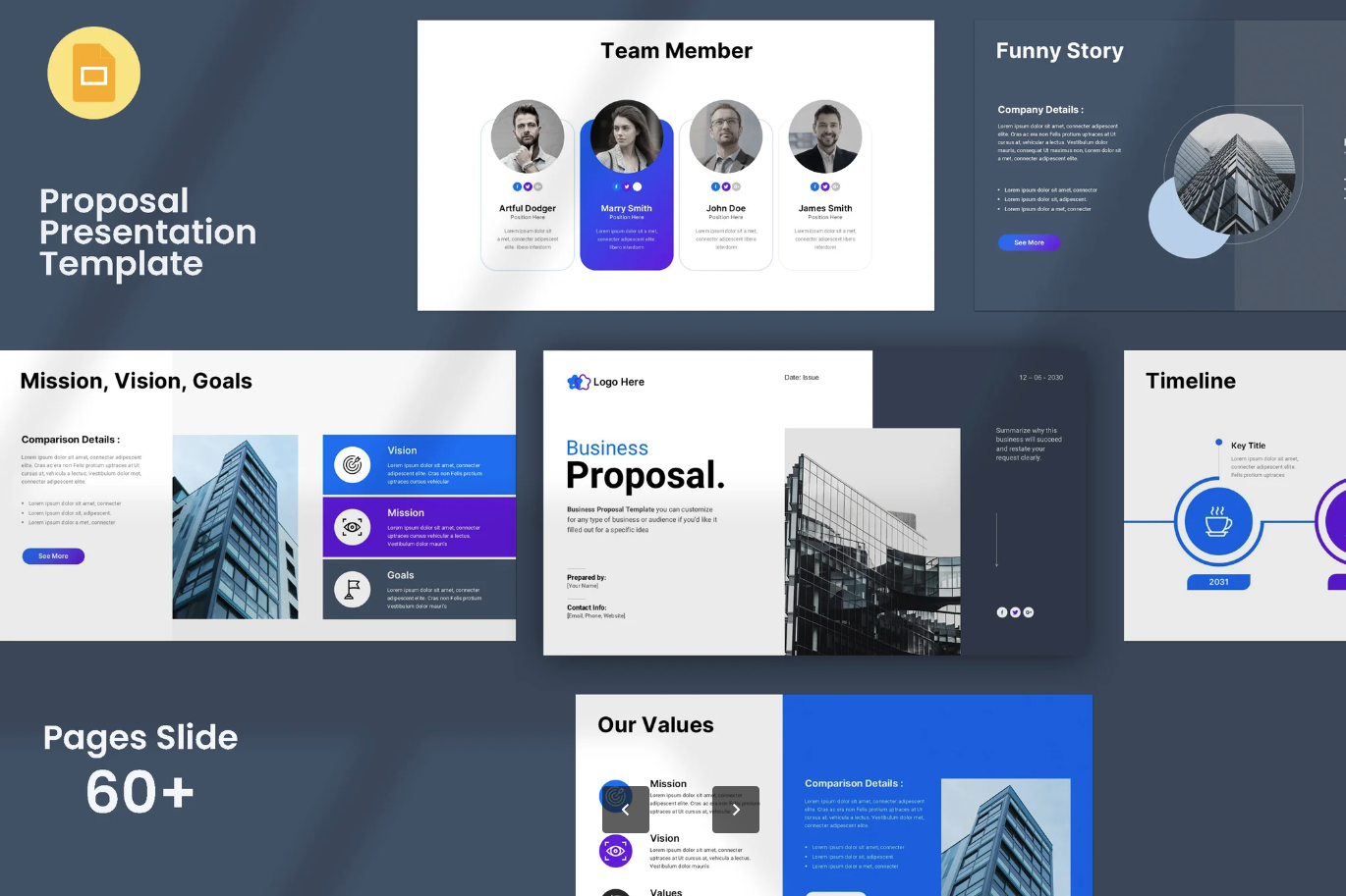 2025商务PPT模板可编辑动态图表高端大气商业计划书提案汇报Business Proposal Presentation Template-演示喵HUB