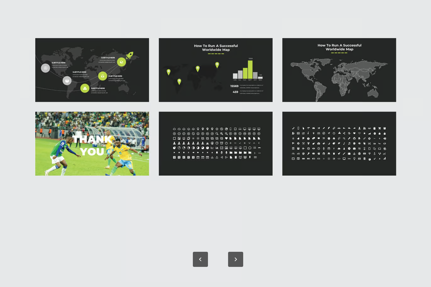 足球主题PPT模板 Google幻灯片可编辑 动态设计商务教学通用Football - Google Slide Template-演示喵HUB