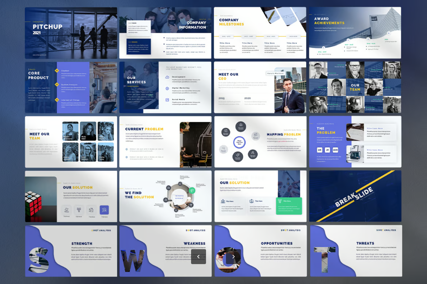 Keynote商业计划书PPT模板 Pitch Deck营销方案可编辑苹果风设计Pitch Deck With Marketing Plan Keynote-演示喵HUB