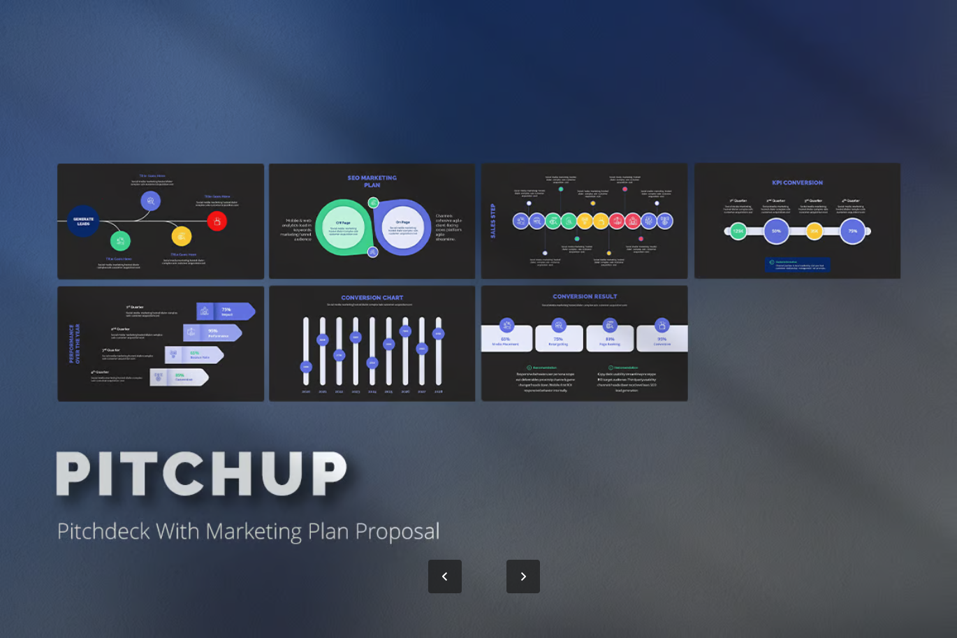 Keynote商业计划书PPT模板 Pitch Deck营销方案可编辑苹果风设计Pitch Deck With Marketing Plan Keynote-演示喵HUB
