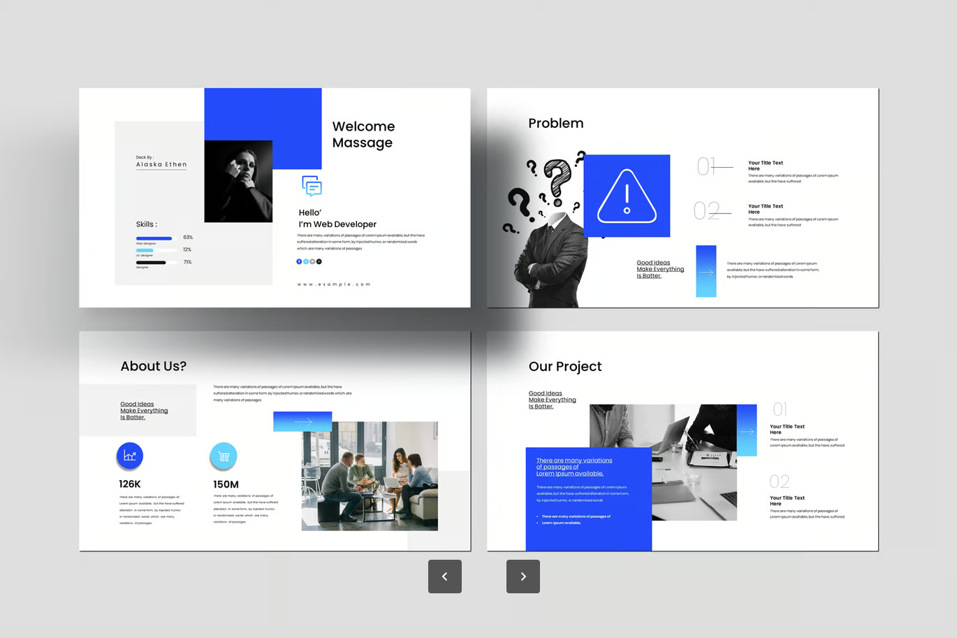 投资人专用PPT模板可编辑48页商业计划书融资路演极简风Investor Pitch-Deck Presentation Template-演示喵HUB