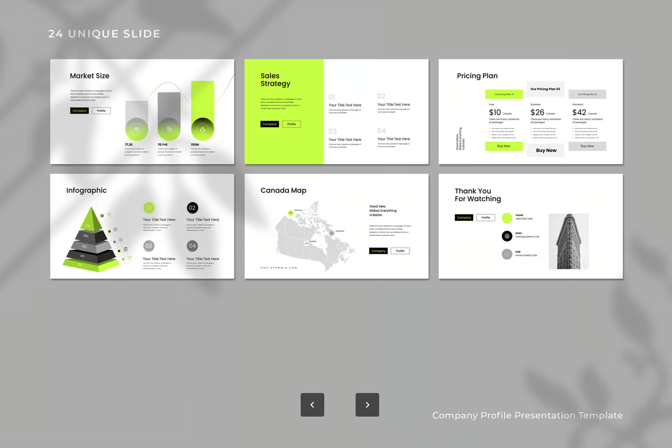 Keynote公司简介模板商务风高端大气可编辑企业宣传PPT素材Company Profile Keynote Template-演示喵HUB