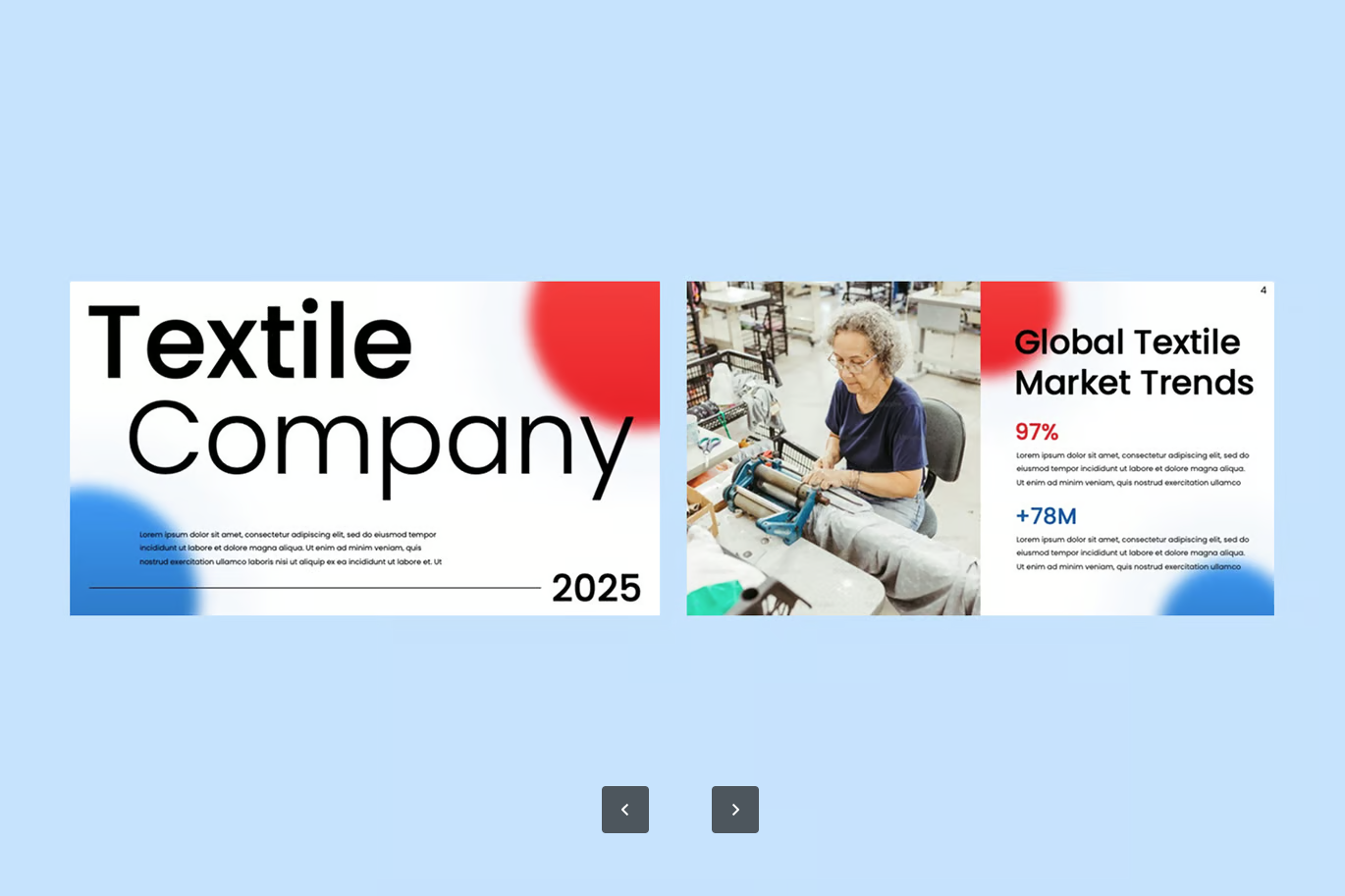 纺织企业高端商务PPT模板可编辑ins风极简设计公司汇报方案Textile Company-演示喵HUB