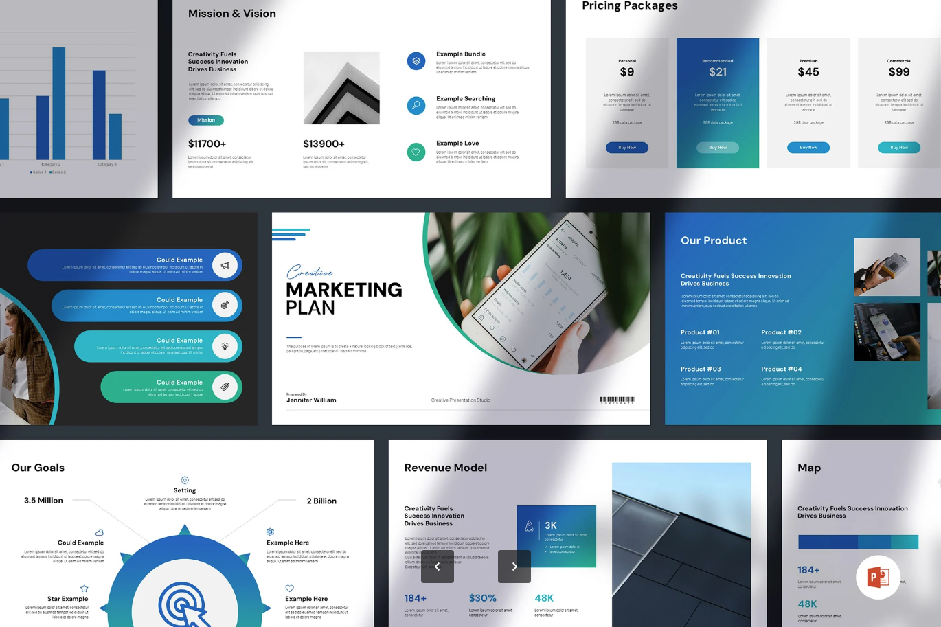PPTX营销策划模板2025可编辑动态特效高端商业计划幻灯片Marketing Plan PowerPoint Template-演示喵HUB