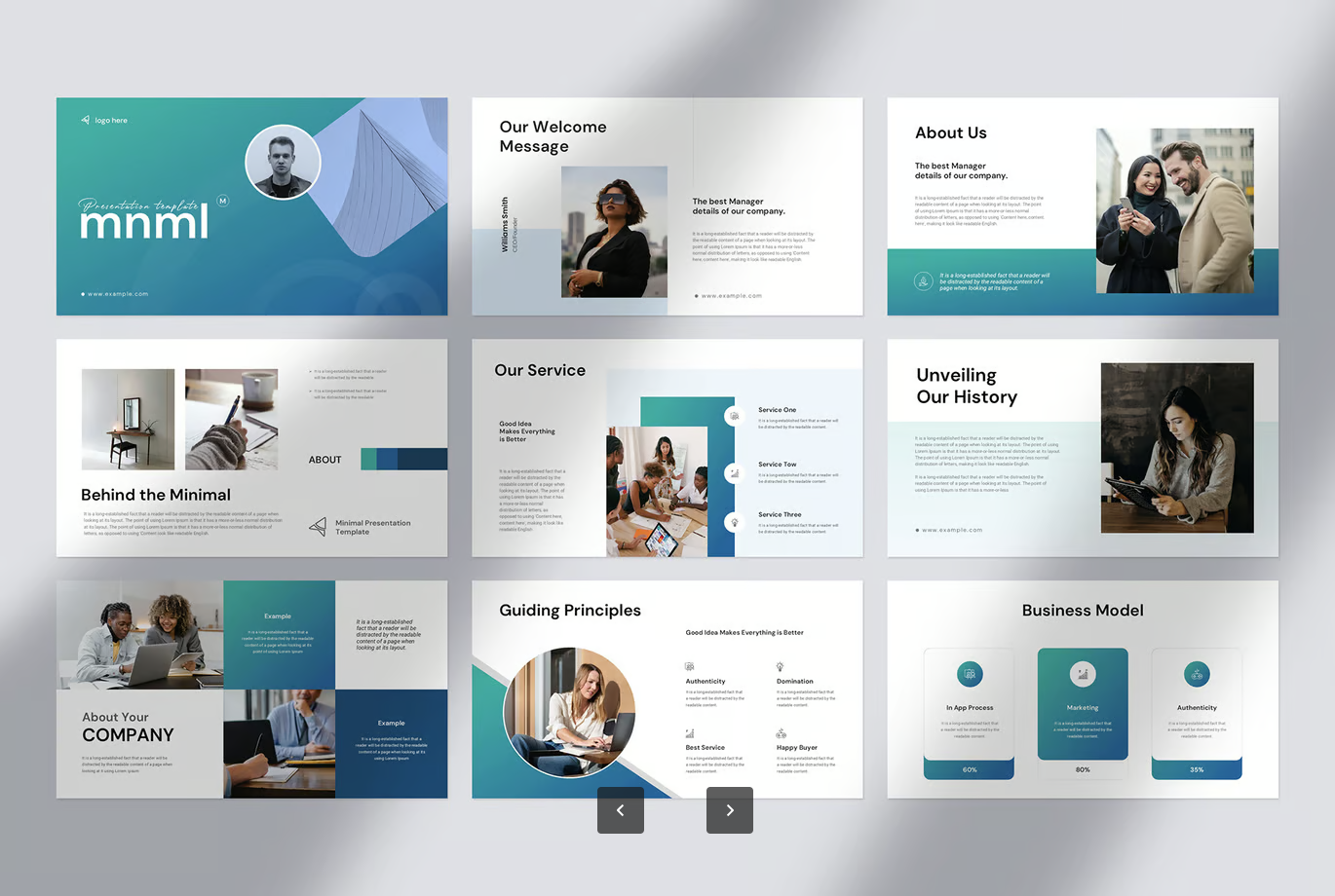 极简商务PPT模板高级感简约风可编辑Minimal设计演示文稿Minimal Simple Presentation Template-演示喵HUB