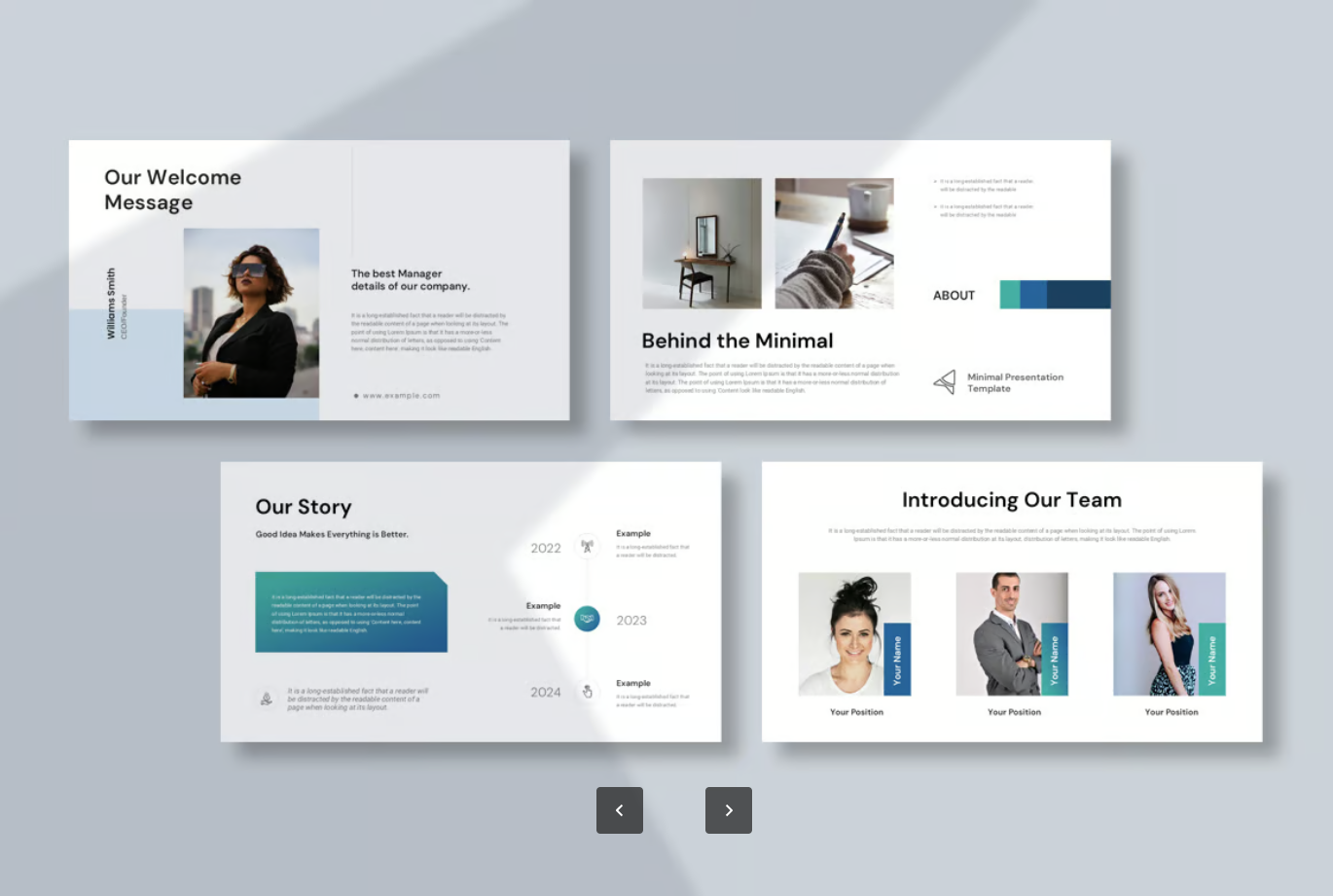 极简商务PPT模板高级感简约风可编辑Minimal设计演示文稿Minimal Simple Presentation Template-演示喵HUB