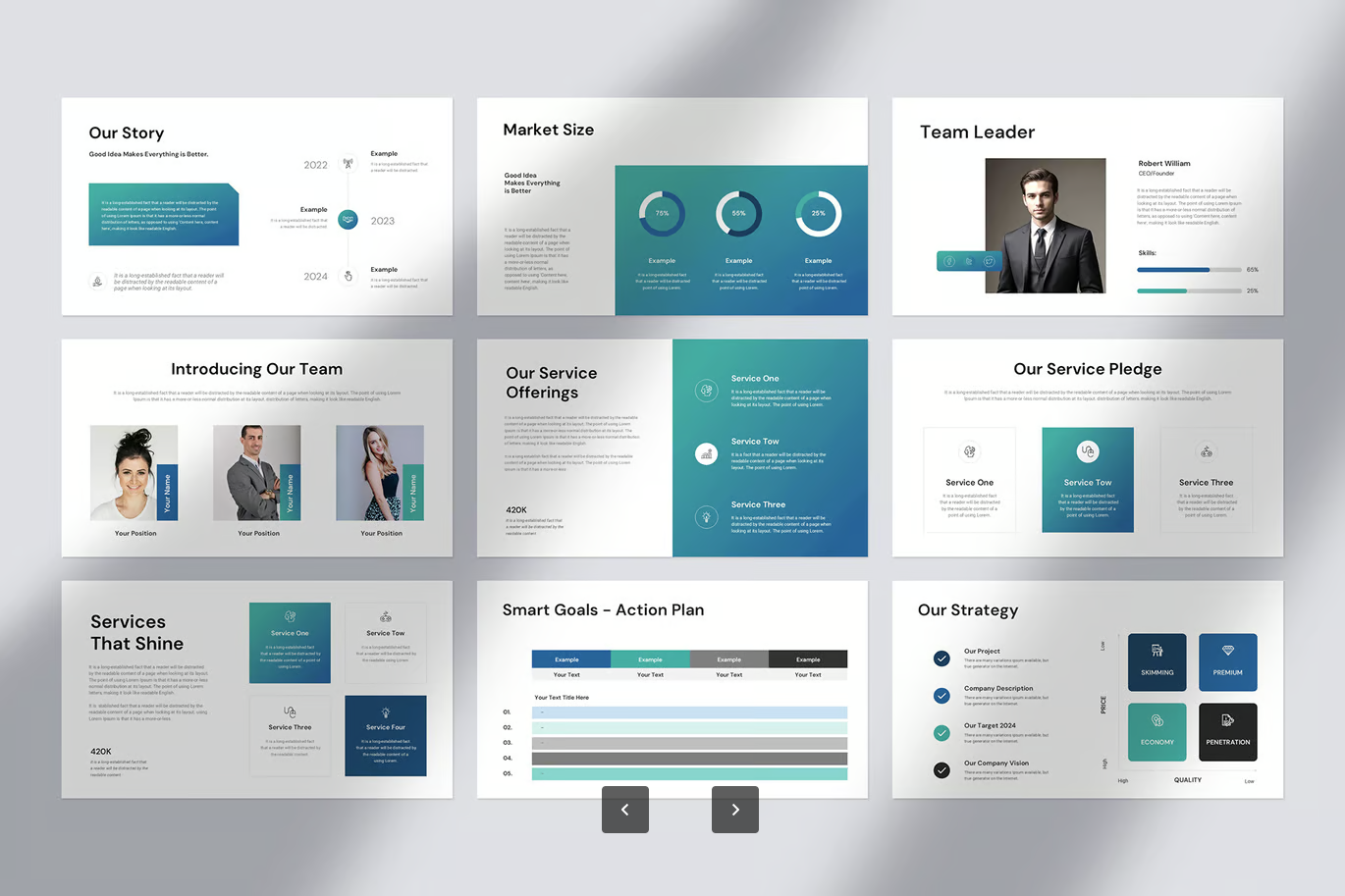 极简商务PPT模板高级感简约风可编辑Minimal设计演示文稿Minimal Simple Presentation Template-演示喵HUB