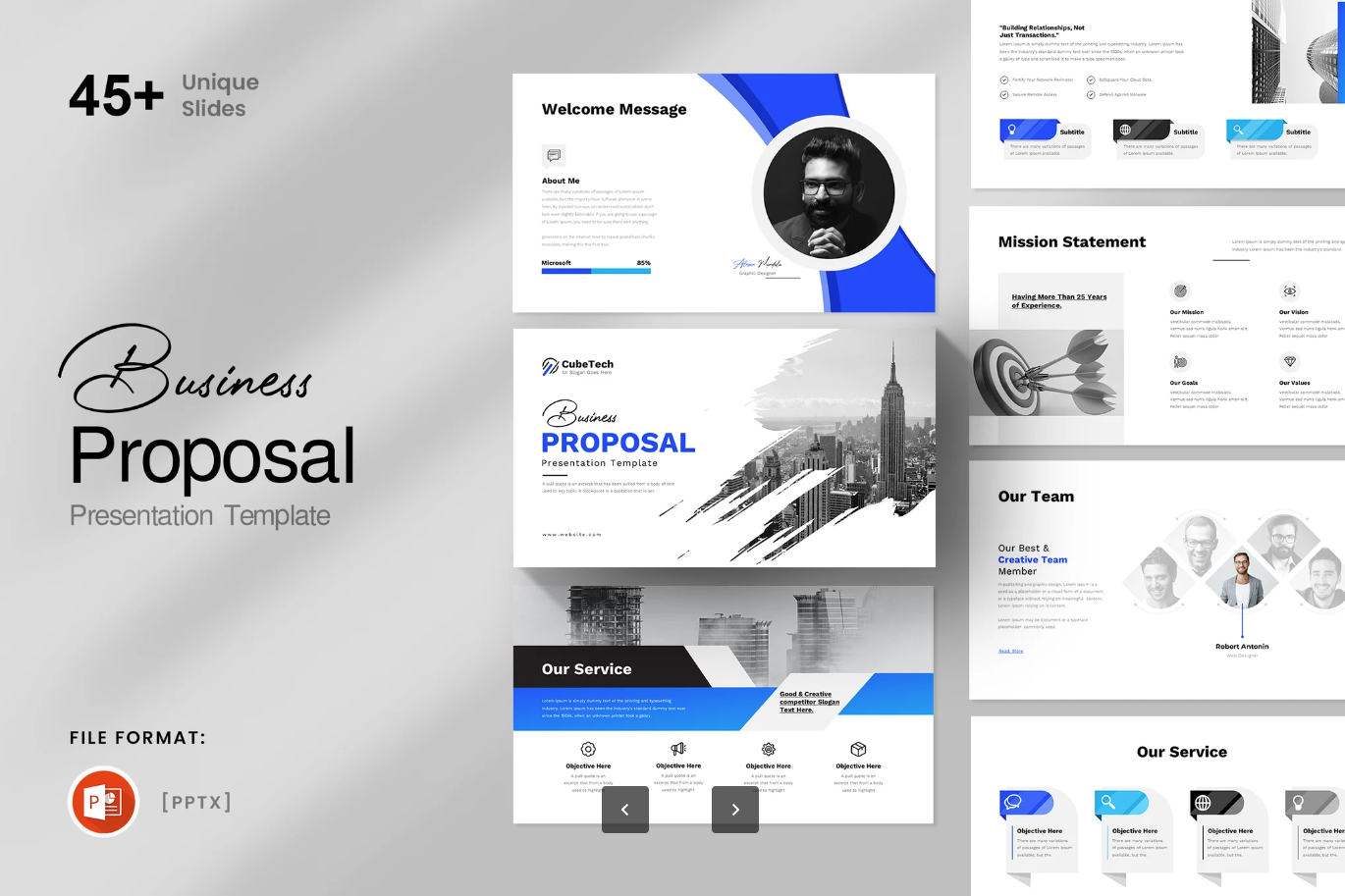 商务PPT模板高端大气2025可编辑商业提案工作汇报Business Proposal PowerPoint Presentation Template-演示喵HUB