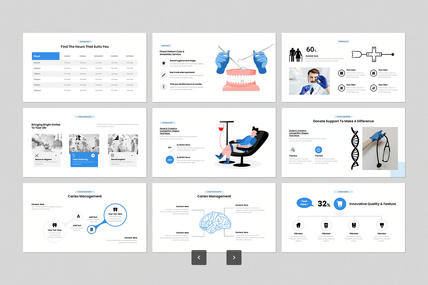 高端可编辑医疗PPT模板医学学术汇报课件Keynote专用Medical Keynote Presentation Template-演示喵HUB
